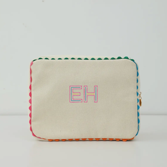 Colorful Scalloped Bag