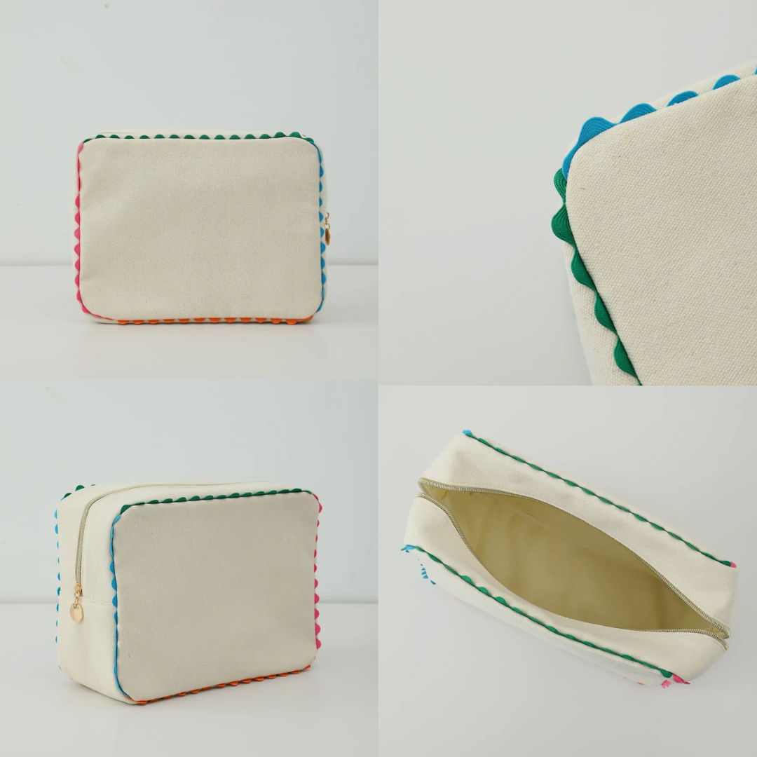Colorful Scalloped Bag