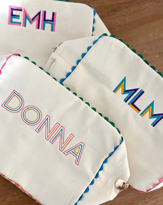 Colorful Scalloped Bag