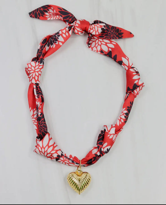 Serafina Scarf Charm Necklace